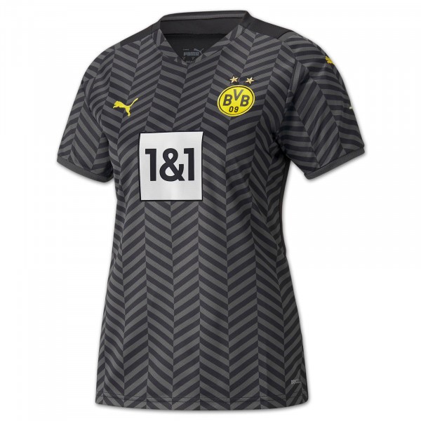Camiseta Borussia Dortmund Segunda equipo Mujer 2021-22